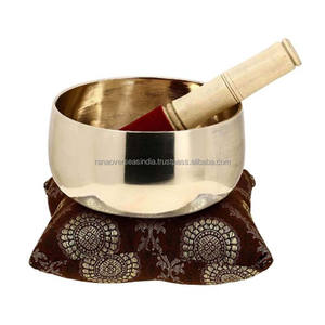 ชุดชามร้องเพลงทองเหลืองคุณภาพดีเยี่ยมเหมาะสำหรับฝึกโยคะและฝึกฝนอย่างสันติมีหลายสไตล์ในราคาที่ดีที่สุด - Product Image 1