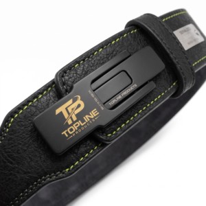 Ceinture de musculation en cuir TOPLINE PRODUCTS, réglable, pour soutien lombaire, pour entraînement de force, ceinture pour haltérophiles - Product Image 2
