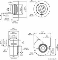 Ventilateur de canalisation rotatif électrique Bingo Machine avec pales en acier inoxydable et double roulement à billes, alimenté en courant alternatif pour usage domestique