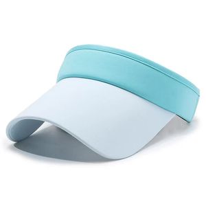 Casquettes de sport en coton OEM en gros, visières de course, de pêche et de plein air, protection solaire décontractée, visière vide, séchage rapide en polyester - Product Image 2