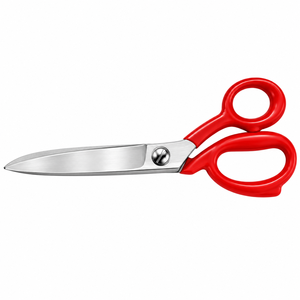 Ciseaux en acier inoxydable allemands 250 mm 7,9 pouces avec poignée en PVC, couleur personnalisée, outil de coupe pour atelier de bijouterie ZETOMEDPRO - Product Image 1