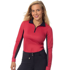 Camisa de Equitación Personalizada para Mujer, Manga Larga, Transpirable, Proveedor OEM, Camisa Base para Competición Ecuestre - Product Image 3