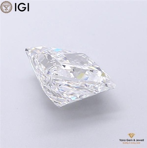 Sélection de luxe - Diamant de laboratoire CVD de 2,51 carats, taille princesse, avec certificat IGI, couleur D, clarté VVS1, idéal pour une bague de promesse - Product Image 3
