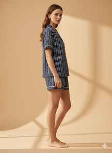 Ensemble pyjama court et haut pour femmes, confortable pour la nuit - Product Image 2