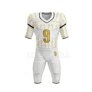 Tenue de football américain personnalisée tendance pour hommes, en polyester, séchage rapide, respirante, légère, pour les événements sportifs d'équipe - Product Image 2