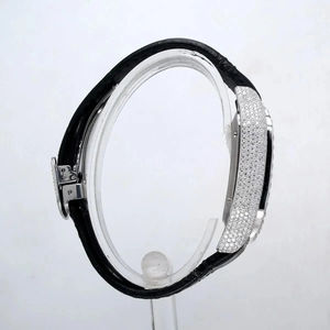 Mens Luxury Stainless Steel <b>Watch</b> with Moissanite VVS Clarity Round Diamond Fully <b>Iced</b> <b>Out</b> for Daily Use Upscale Parties - Product Image 3