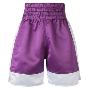 Solid Color Mens MMA Boxer Training Shorts <b>Polyester</b> Fight Shorts - Product Image 2