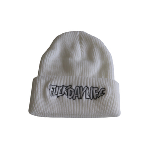 Bonnet tricoté unisexe avec lettre brodée, bord côtelé, chaud pour l'hiver, en acrylique, style urbain pour adultes - Product Image 2
