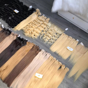 Cabello Virgen Vietnamita 100% Remy, Cabello Humano para Tejer, Cutícula Alineada, Liso Natural, 8-32 Pulgadas, 100 Gramos, Apto para Todos los Colores, Reino Unido y Estados Unidos - Product Image 1