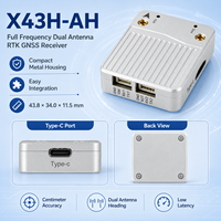 Récepteur GPS RTK GNSS multi-fréquences compatible GLONASS/GALILEO/BDS/QZSS, indice de protection IP54, température de fonctionnement de -45 à 75°C, pour voitures et réseaux COM