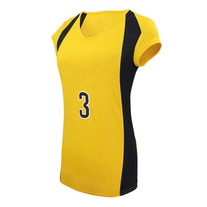 Camiseta de Voleibol Serie Signature, Estilo Negro Simple, Logotipo Minimalista, Precio de Exportación Global - Product Image 2