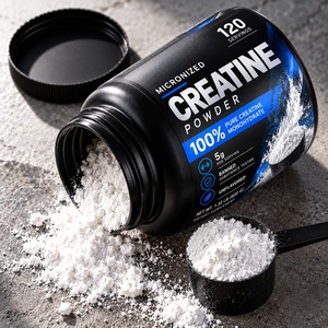Créatine monohydrate micronisée en poudre, étiquette privée OEM ODM, 5 g, 120 portions, complément nutritionnel sportif - Product Image 5
