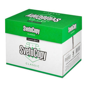 กระดาษถ่ายเอกสาร Svetocopy A4 เป็นมิตรกับสิ่งแวดล้อม ผลิตจากเยื่อกระดาษรีไซเคิล บรรจุภัณฑ์ที่ยั่งยืน สำหรับใช้ในสำนักงานและโรงเรียน - Product Image 1
