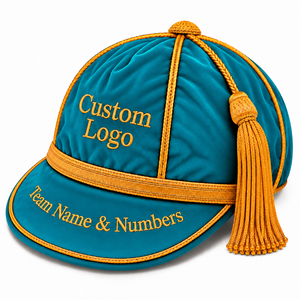 Casquettes de cérémonie sportives en velours brodées en 3D personnalisées - Vente en gros, ajustables, unisexes - Product Image 4