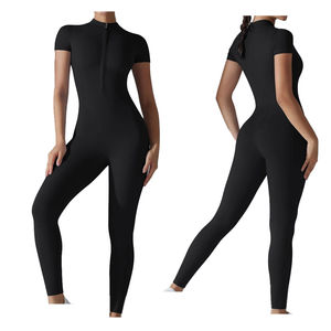 Nouveaux justaucorps de sport pour femmes, combinaisons de haute qualité, dos nu, une pièce, fitness, entraînement, yoga, gym, vêtements de sport, spandex/nylon - Product Image 3