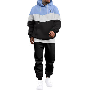 OEM Customized Design Winter Hooded Solid Breathable <b>Pullover</b> <b>Men</b> Tracksuit High Quality Casual Wear - Product Image 1