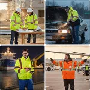 Premium Winter Safety <b>Jacket</b> Durable Reflective Work <b>Jacket</b> High Quality Supplier - Product Image 4