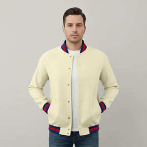 Veste universitaire en coton rembourrée, coupe décontractée, couleur unie, prix abordable, pour l'hiver – Vente en gros - Product Image 2