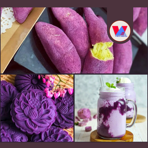 MÁS VENDIDO Harina de Camote Morado Deshidratada a Base de Plantas, Harina de Ñame Violeta Seca para Aromatizar Helados Veganos, Suave, 25 kg - Product Image 3
