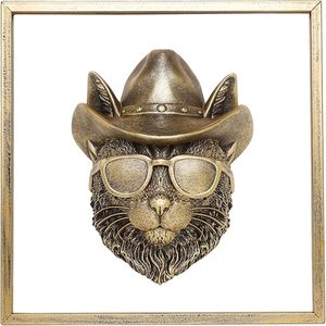 Arte Moderno para Colgar en la Pared con Forma de Cara de Animal, Hecho a Mano con Resina, Impermeable y Ecológico - Product Image 5