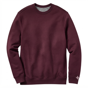 Sweat-shirt à capuche pour homme BURGUNDY, en molleton épais, manches longues, uni, vêtements d'automne, service OEM, vêtements décontractés, vêtements de sport - Product Image 1