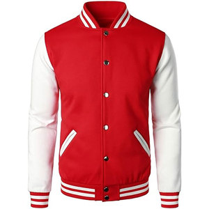 Varsity <b>Jacket</b> MEn Women Premium Quality <b>Leather</b> and Wool Baseball <b>Jacket</b> for Unix Long Sleeve - Product Image 4