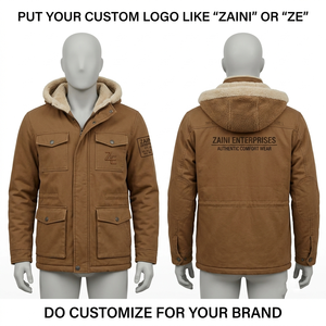 240g Premium Thin Long <b>Fleece</b> <b>Jacket</b> Stand Collar Waterproof Breathable Front Custom Embroidery Print Logo Sherpa <b>Lined</b> - Product Image 1