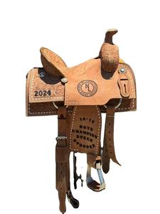 Silla de Montar Western de Cuero Rugoso de Calidad Superior - Duradera, Color y Logotipo Personalizables, Nuevo Diseño, Bajo Precio para India - Product Image 2