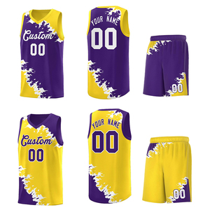 Nouveauté, uniforme de basket-ball réversible uni, prix bas, uniforme de basket-ball réversible - Product Image 1