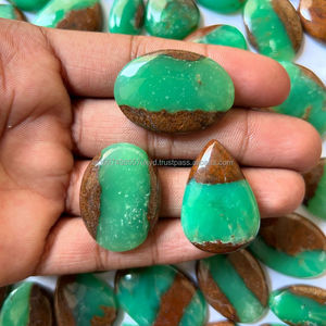 Cabochoanes de Piedra de Crisoprasa Verde Bio de Alta Calidad Grado AAA, Gemas Naturales Sueltas de Formas Mixtas - Product Image 3