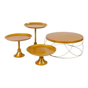 Juego de Soportes para Postres de Metal Blanco a Precio de Fábrica, Soporte para Pastel con Adornos, Decoración para Mesa de Postres, Exhibidores para Catering - Product Image 6