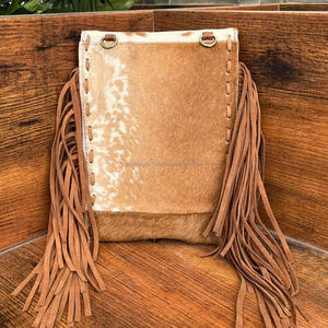 Meilleure vente Designer de mode en cuir de vachette frange boucle sac à bandoulière haute qualité à la mode en cuir véritable sacs à bandoulière - Product Image 5