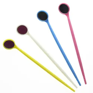 Dental Instrument Disposable Dental Exam Mouth <b>Mirrors</b> Oral <b>Plastic</b> Colored Anti Fogging <b>Mirror</b> Dental - Product Image 3