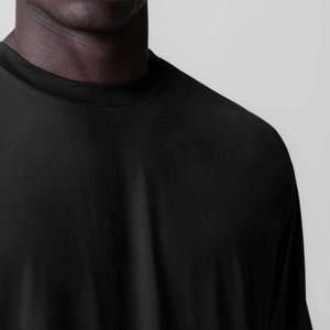 Camiseta de Punto Estampada Holgada para Hombre, Diseño de Marca, Nuevo Estilo, Alta Calidad, 100% Algodón, Secado Rápido, Manga Corta, Venta al Por Mayor - Product Image 4