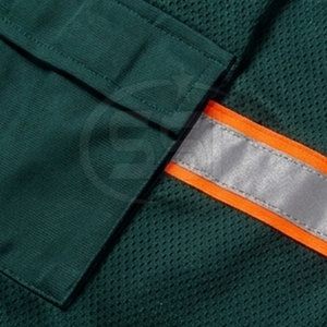 Pantalon de travail de sécurité ANSI Classe 2 imperméable avec ceinture extensible pour mouvements actifs, construction professionnelle et durable - Product Image 3
