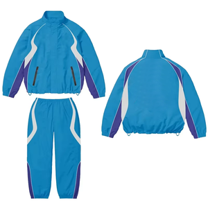 Chaqueta Deportiva Cortavientos de Verano para Hombre, Talla Grande, Conjunto Deportivo Ligero, Transpirable, de Poliéster Vintage para Correr - Product Image 5