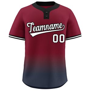 Maillot de baseball de compétition durable à motif dégradé, design personnalisé, extensible, sublimation numérique - Product Image 1