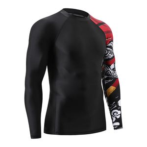 Custom Logo Mens Rash Guard Full Sleeve Lightweight <b>Athletic</b> Sportswear Premium Manufacturer - Product Image 4