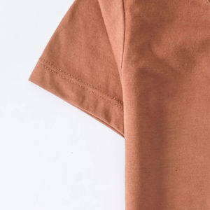 Camisetas Casuales de Algodón 100% Puro para Niños, Cuello Redondo, Diseño Liso o Estampado, para Bebés Niños y Niñas, Venta al Por Mayor - Product Image 4