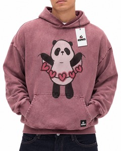 Sweat à capuche vintage délavé pour homme en coton doux, coupe oversize, style décontracté, pour le quotidien, avec service OEM - Product Image 5