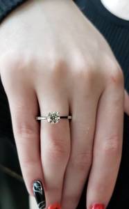 1.20 CT Lab Grown <b>Diamond</b> <b>Ring</b> in 18K Gold | Luxury IGI Certified Engagement <b>Ring</b> | Trendy VVS2 Bridal Jewelry - Product Image 4