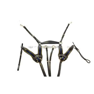 Tachuela de caballo ecuestre occidental de cuero genuino a precio al por mayor cabeza decorativa trenzada a mano y coraza para montar - Product Image 5