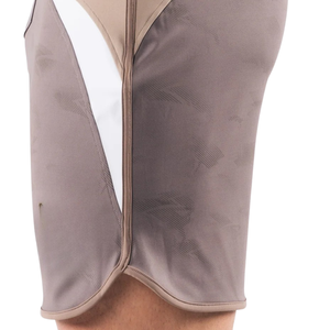 Shorts de bain pour hommes, couleur beige clair, à séchage rapide, avec cordon de serrage, pour la plage, la natation, les sports nautiques, vêtements de sport - Product Image 6