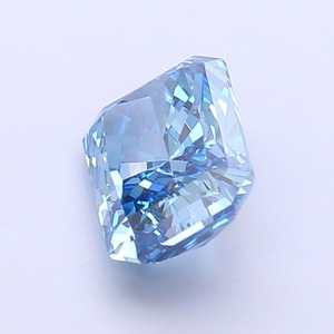 Diamant CVD bleu vif taille Radiant, pureté VS1, finition excellente, pierre libre certifiée, qualité de luxe, gemme. - Product Image 3
