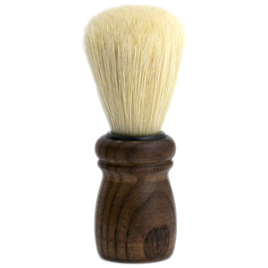 Brosse à raser pour homme en poils synthétiques écologiques avec manche en bois, accessoires de salon, outils de toilettage pour homme, brosse à barbe - Product Image 5