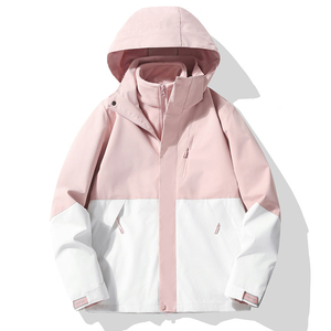 Veste de ski tendance, personnalisée, coupe-vent, imperméable, séchage rapide, écologique, sportive, extérieure, en polyester/coton, légère - Product Image 6