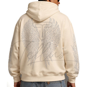 เสื้อฮู้ดดี้ผู้ชายมาใหม่ คุณภาพสูง ขายส่งจากโรงงาน รับออกแบบตามสั่ง เสื้อฮู้ดดี้ผู้ชายประดับเพชร มีจำหน่ายแล้ว - Product Image 3