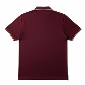 Camisa de Algodón de Alta Calidad para Hombre, con Logotipo Personalizado Bordado, Tejido Piqué Transpirable, Manga Corta, Estilo Casual de Negocios, Color Sólido - Product Image 4