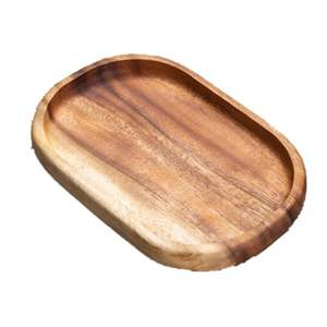 Plateau de service rectangulaire en bois d'acacia écologique pour charcuterie, fromages, sushis, fruits, desserts, apéritifs et collations - Product Image 1