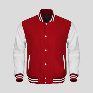 Chaqueta Varsity Refinada con Mangas de Cuero, Fabricada con Materiales de Alta Calidad, Interior Suave, Estilo Atlético Elegante - Product Image 4